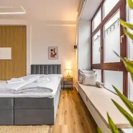 Design Zentral Kueche Parknah Apartment Leipzig