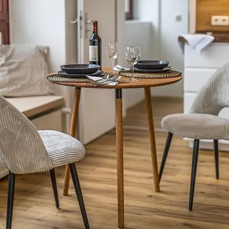 Design Zentral Kueche Parknah Apartment Leipzig